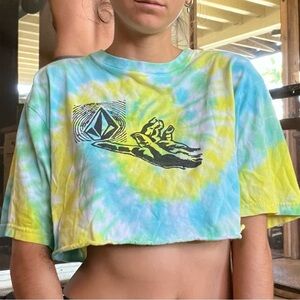 Women’s Volcom Shirt tie-dye Cropped